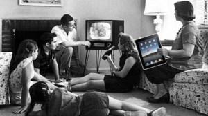 iPad and 50s TV